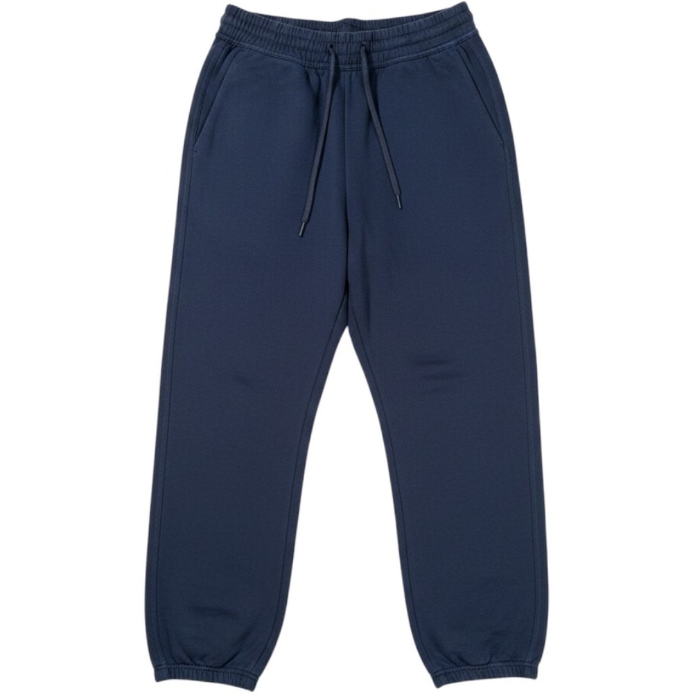Athleta Womens Navy Blue French Terry Joggers XS Drawstring Elastic Pockets